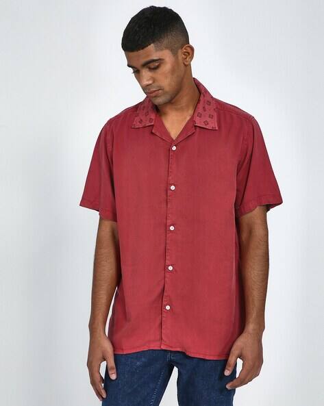 Buy Red Shirts for Men by Blue Saint 
