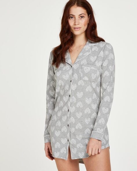 Buy Grey Nightshirts&Nighties for Women by Hunkemoller Online