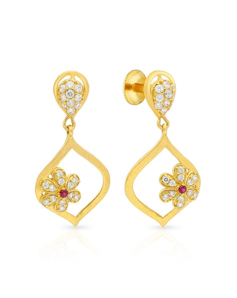 Buy Malabar Gold Earring ERDZL30048 for Women Online | Malabar Gold &  Diamonds
