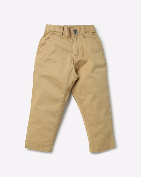 Boys Chino Trousers  Brown