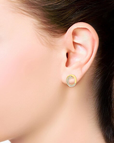 Buy Starlet Gold 22 KT Gold Studs Earring for Kids Online