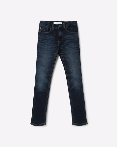 Lightly-Washed Skinny Jeans