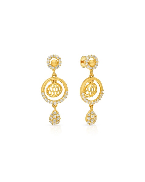 Buy Malabar Gold Earring USEG3627150 for Women Online | Malabar Gold &  Diamonds