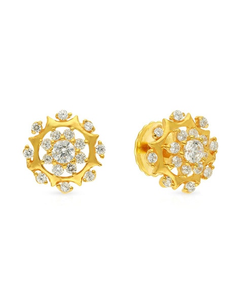 Buy Mulia Jewellery Tiara Diamond Earring Studs (0.17ct. tw.) in 14K Yellow  Gold 2024 Online | ZALORA Singapore