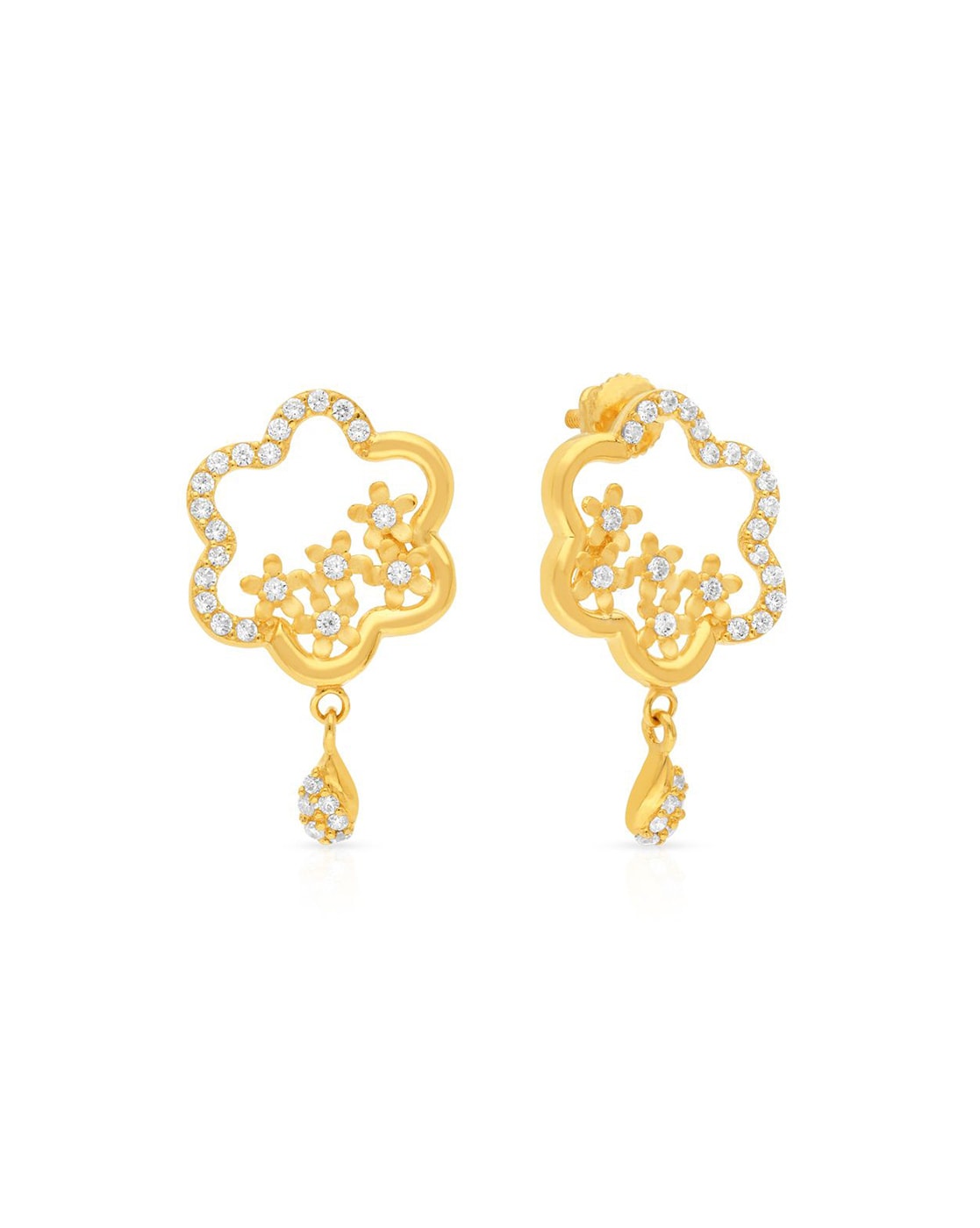 Gold Studs  Royal Dubai Jewellers