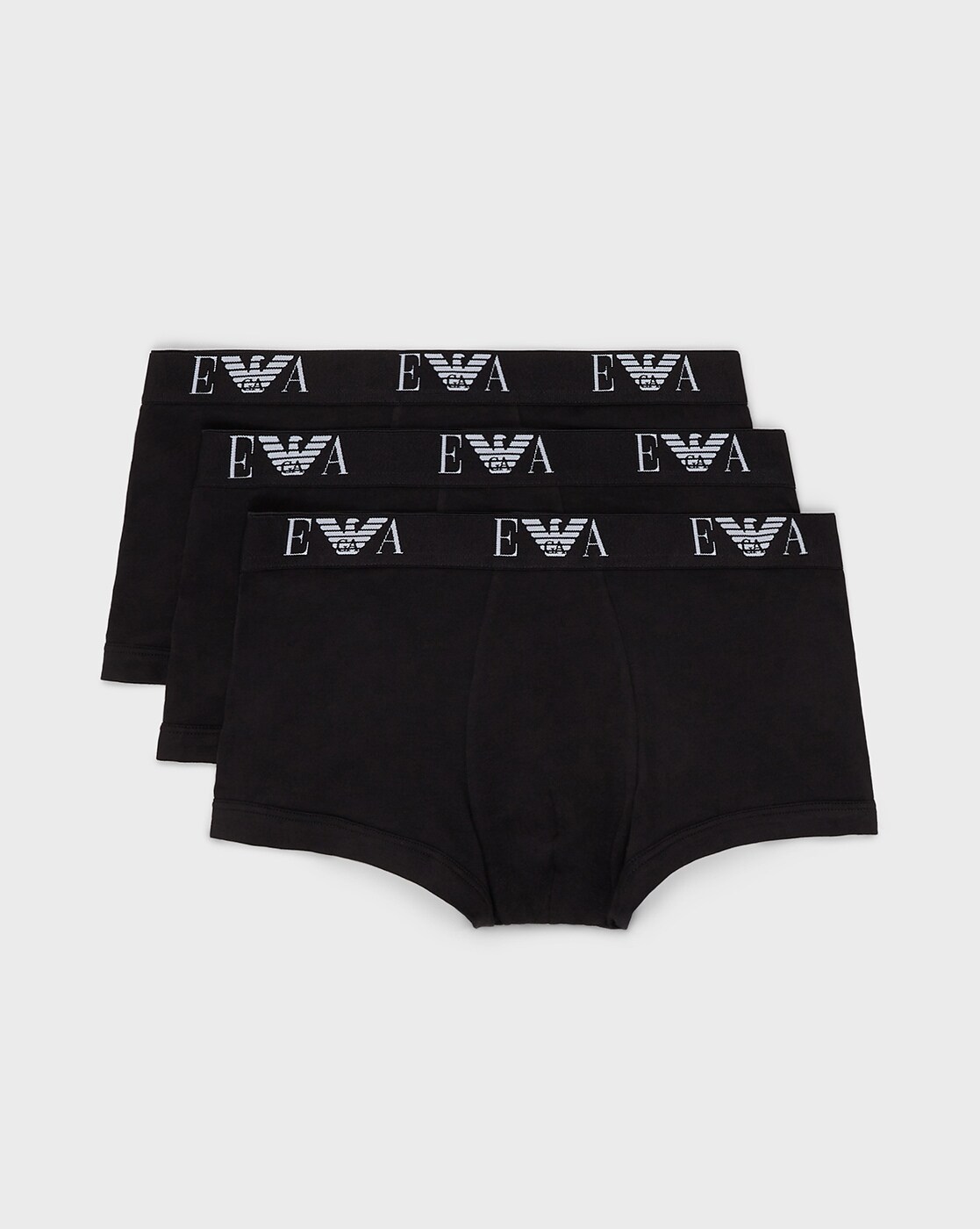 Pack of 3 Boxer Briefs with Logo Waistband