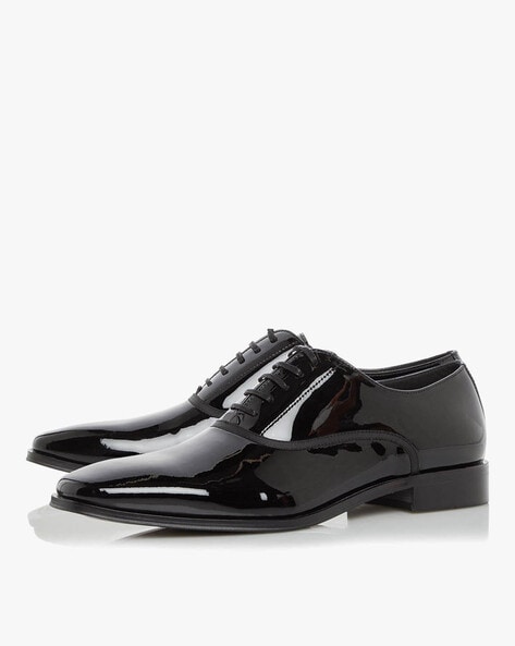 Magnanni 13880 Cesar Men's Shoes Black Patent / Nappa Leather Cap-Toe –  AmbrogioShoes