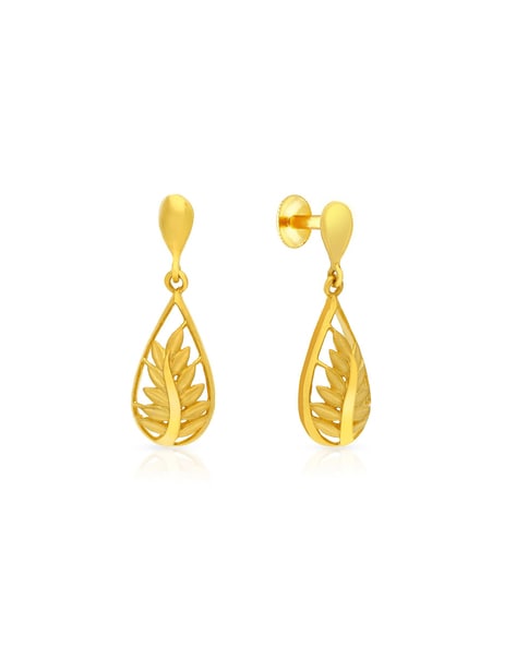 Buy Malabar Gold & Diamonds Women 22Kt Yellow Gold Studs Earring For Kids,  Bis Hallmark 916 Gold Certified Ernob16830_Y at Amazon.in