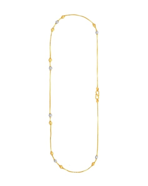 White gold online chain malabar gold