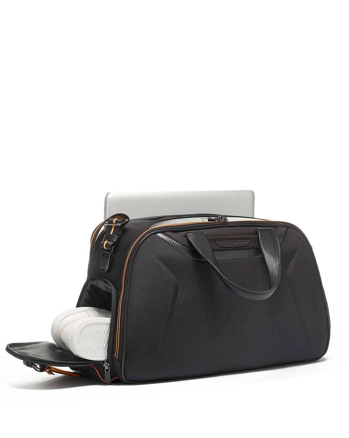 Buy TUMI McLaren Quantum Duffle Bag | Black Color Men | AJIO LUXE