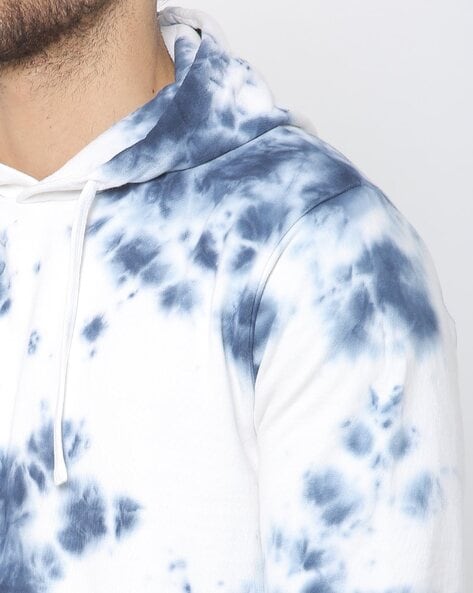 Tie dye cheap hooded sweatshirt