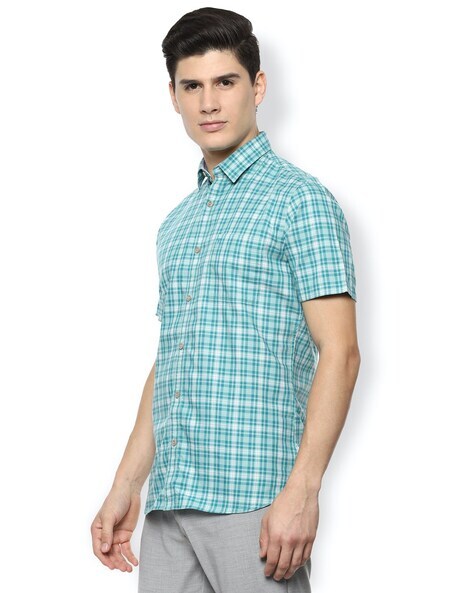 Buy Blue Shirts for Men by VAN HEUSEN Online