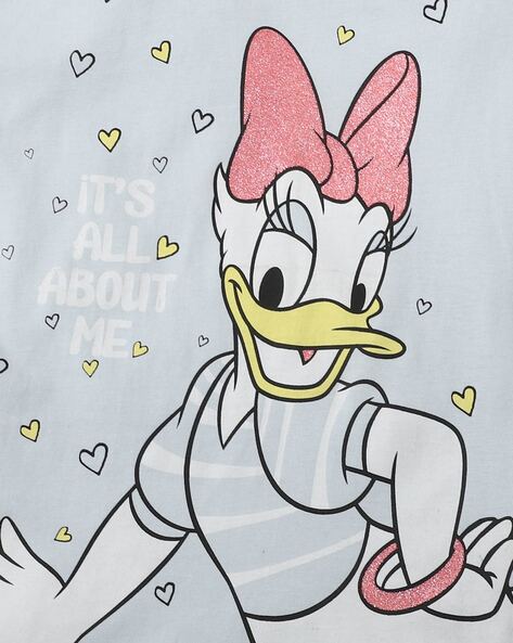 Daisy Duck Disney Cartoon Graphics All Over Print Unisex Baseball Jersey -  White - Senprintmart Store