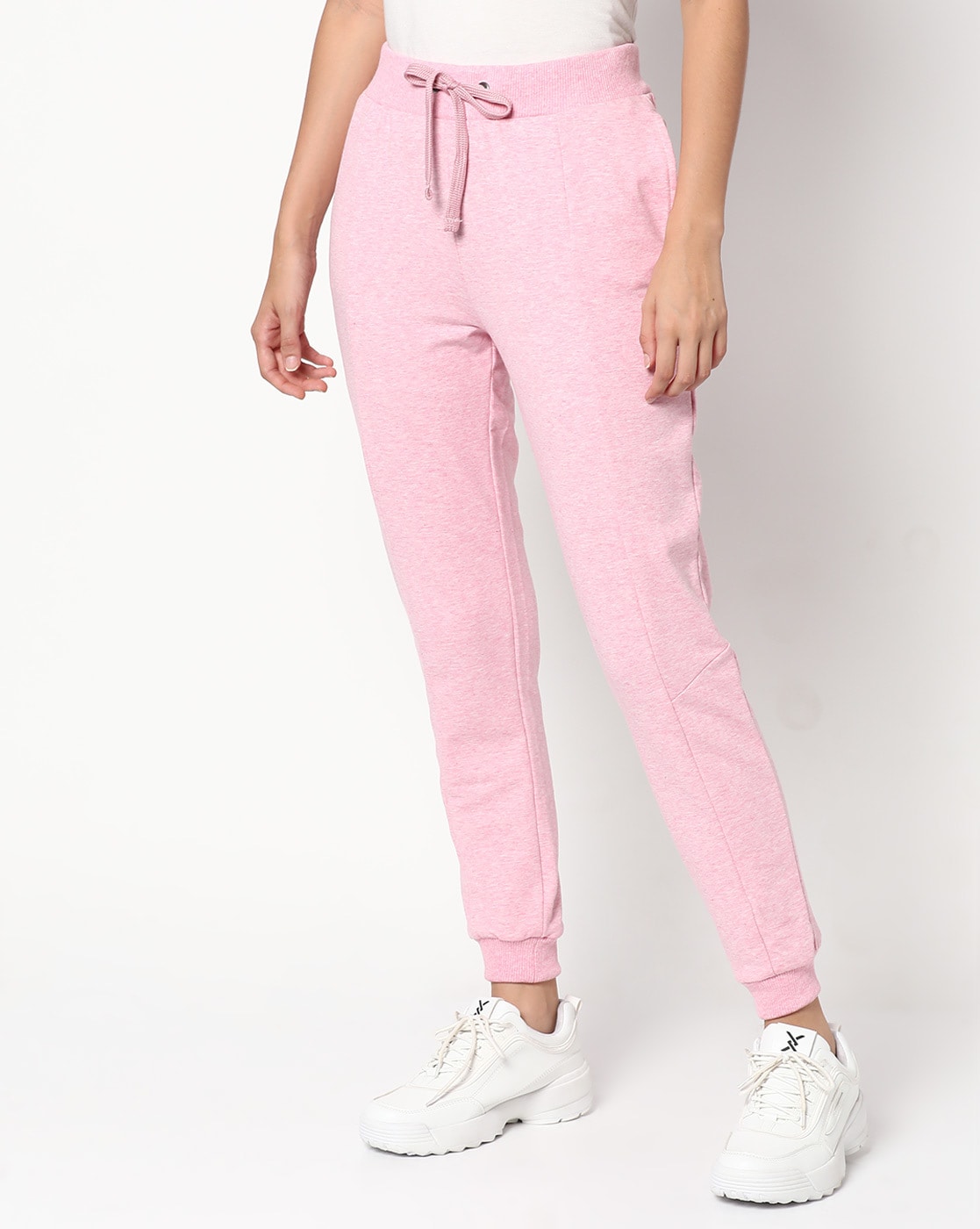 Women Relaxed Fit Ankle-Length Track Pants