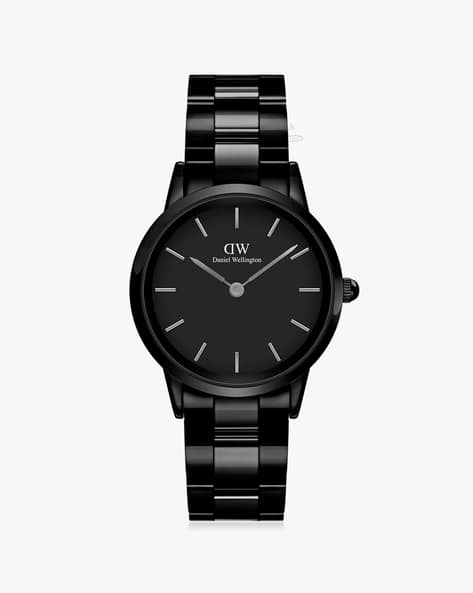 Daniel Wellington Women Iconic Link Ceramic Round Analogue Watch - DW00100414