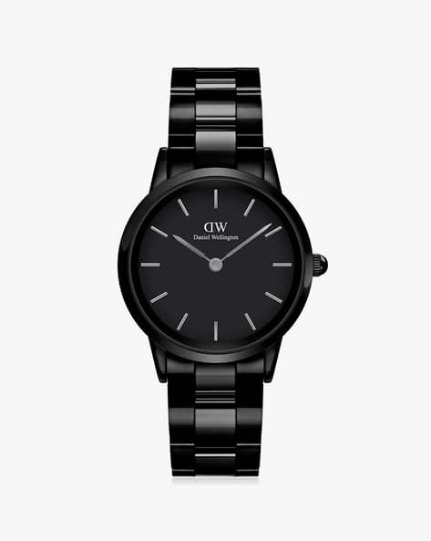 Daniel Wellington Women Iconic Link Ceramic Round Analogue Watch - DW00100415