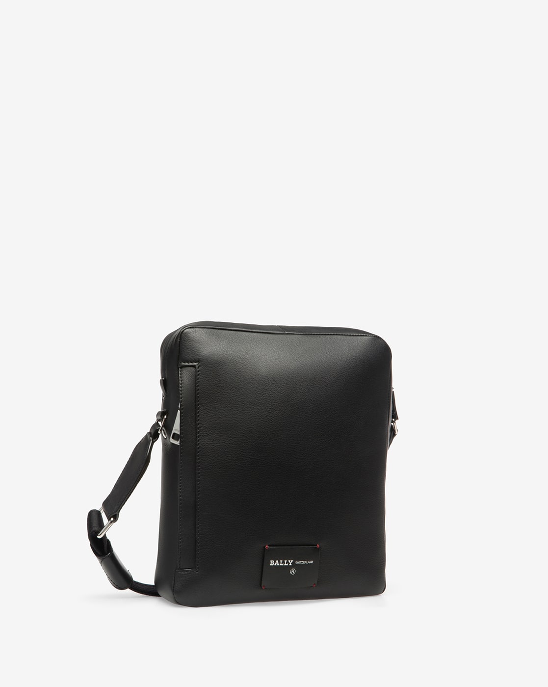 Buy Bally Holm Leather Cross-Body Bag | Black Color Men