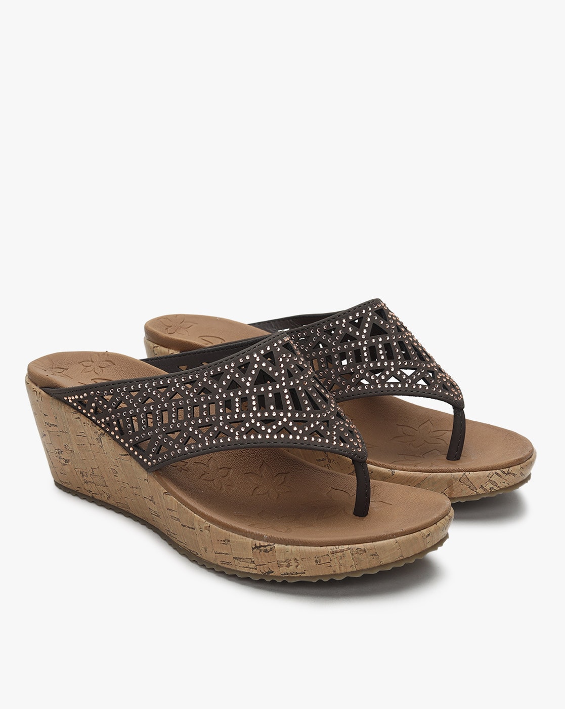 Buy Brown Heeled Sandals for Women by Skechers Online Ajio