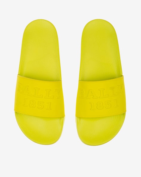 Bally slides discount yellow