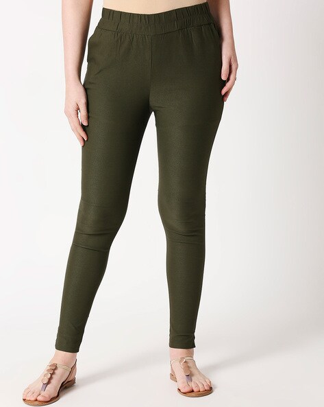 Elasticated Waistband Mid Rise Pant Price in India