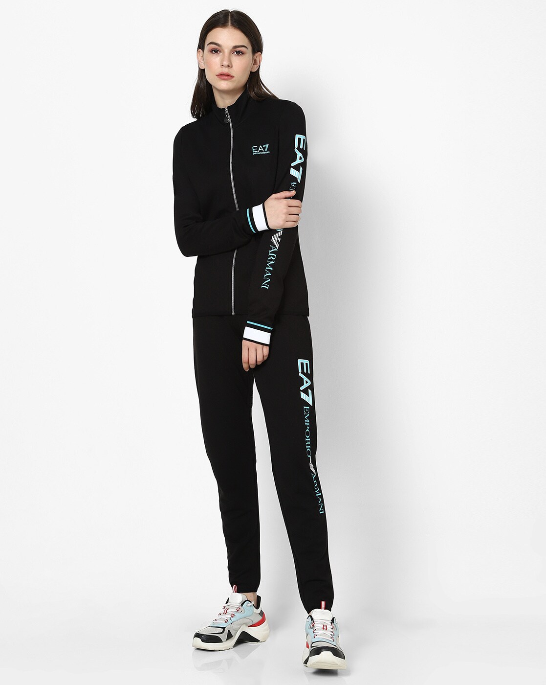 Buy Black Tracksuits for Women by EA7 Emporio Armani Online 