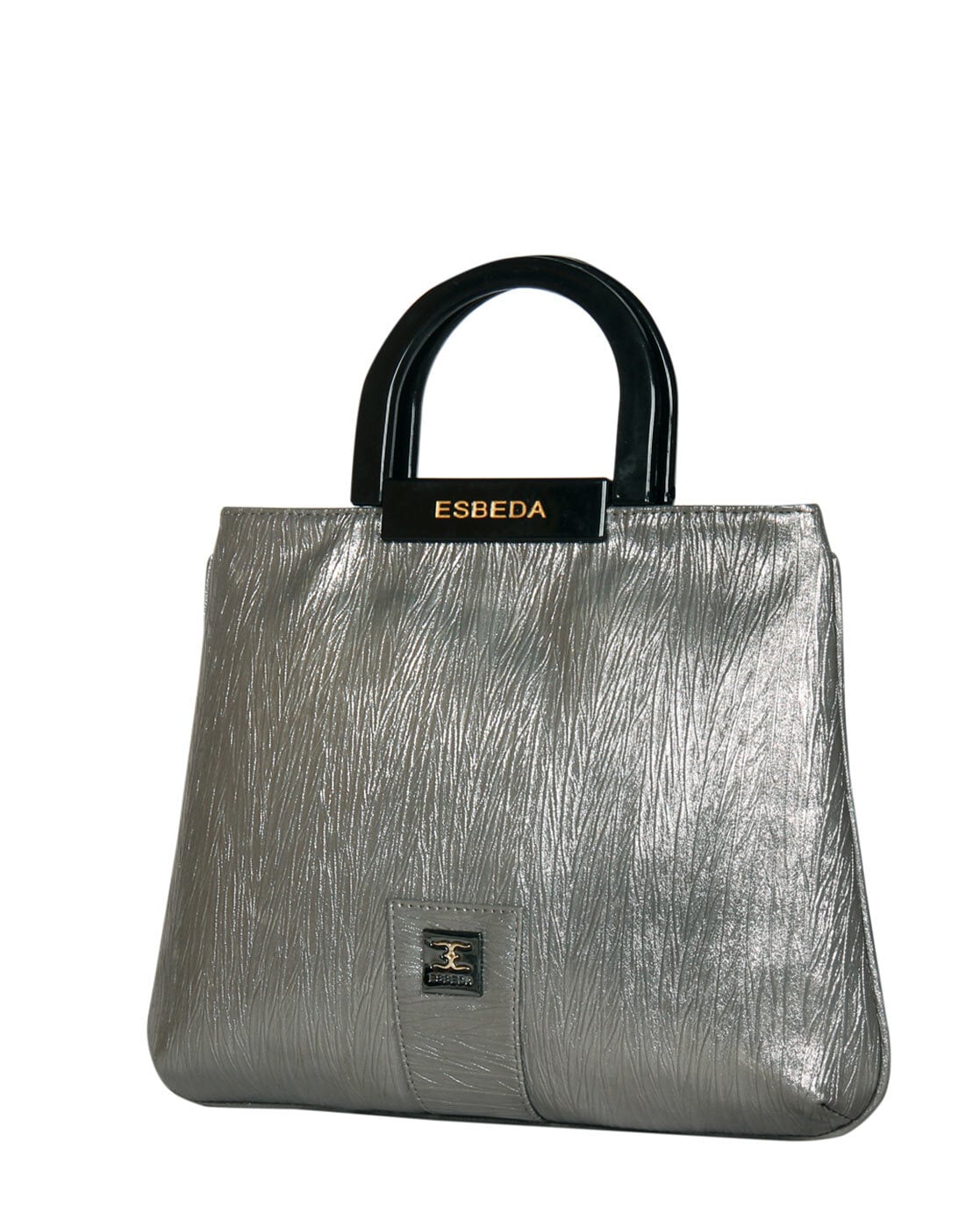 ESBEDA Beige Checks Pu Synthetic Material Handbag For Women
