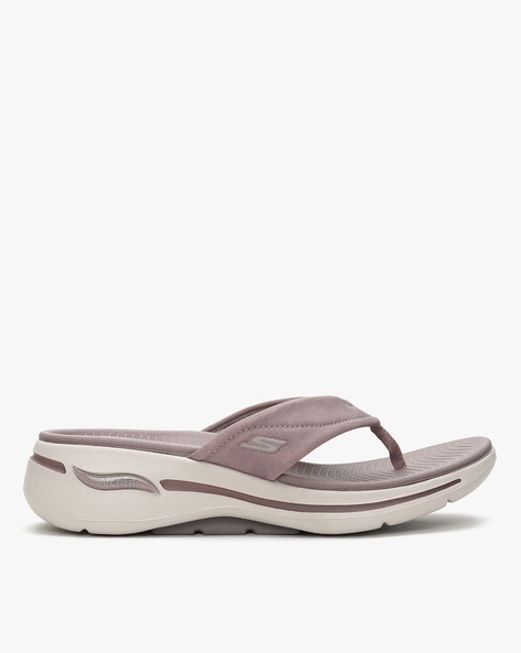 Ripples maling naturlig Buy Grey Flip Flop & Slippers for Women by Skechers Online | Ajio.com