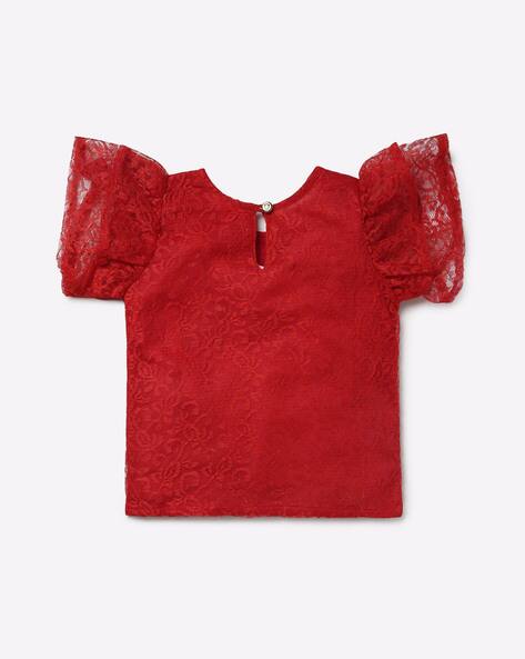 Buy Red Tops \u0026 Tunics for Girls by Kids 