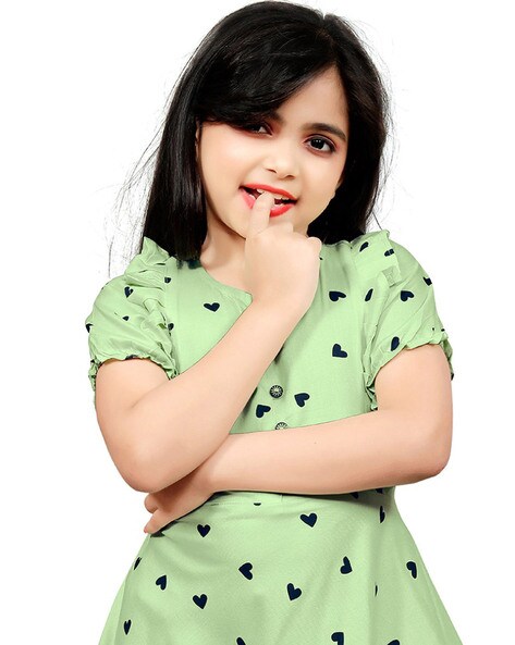 Buy Green Dresses & Frocks for Girls by R K MANIYAR Online