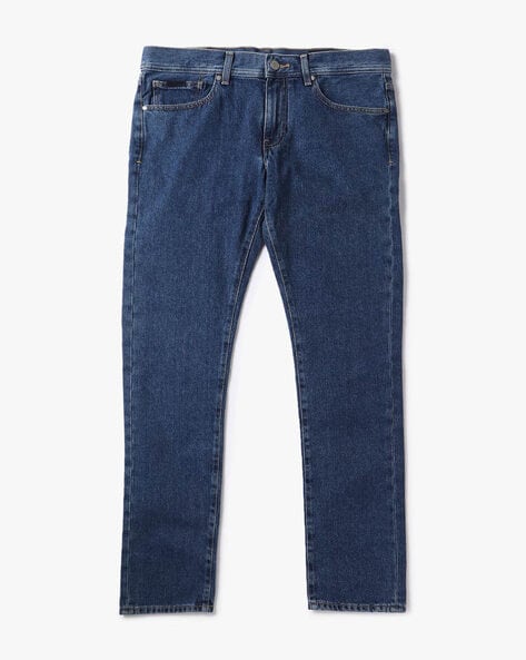 Lightly Washed Slim Fit Jeans