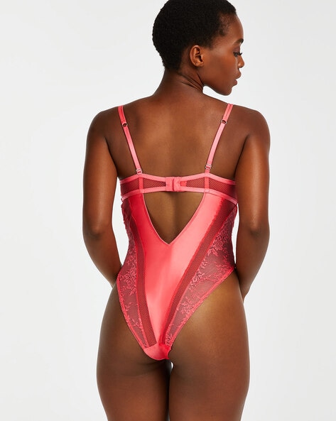 Nada Bodysuit with Lace Trims