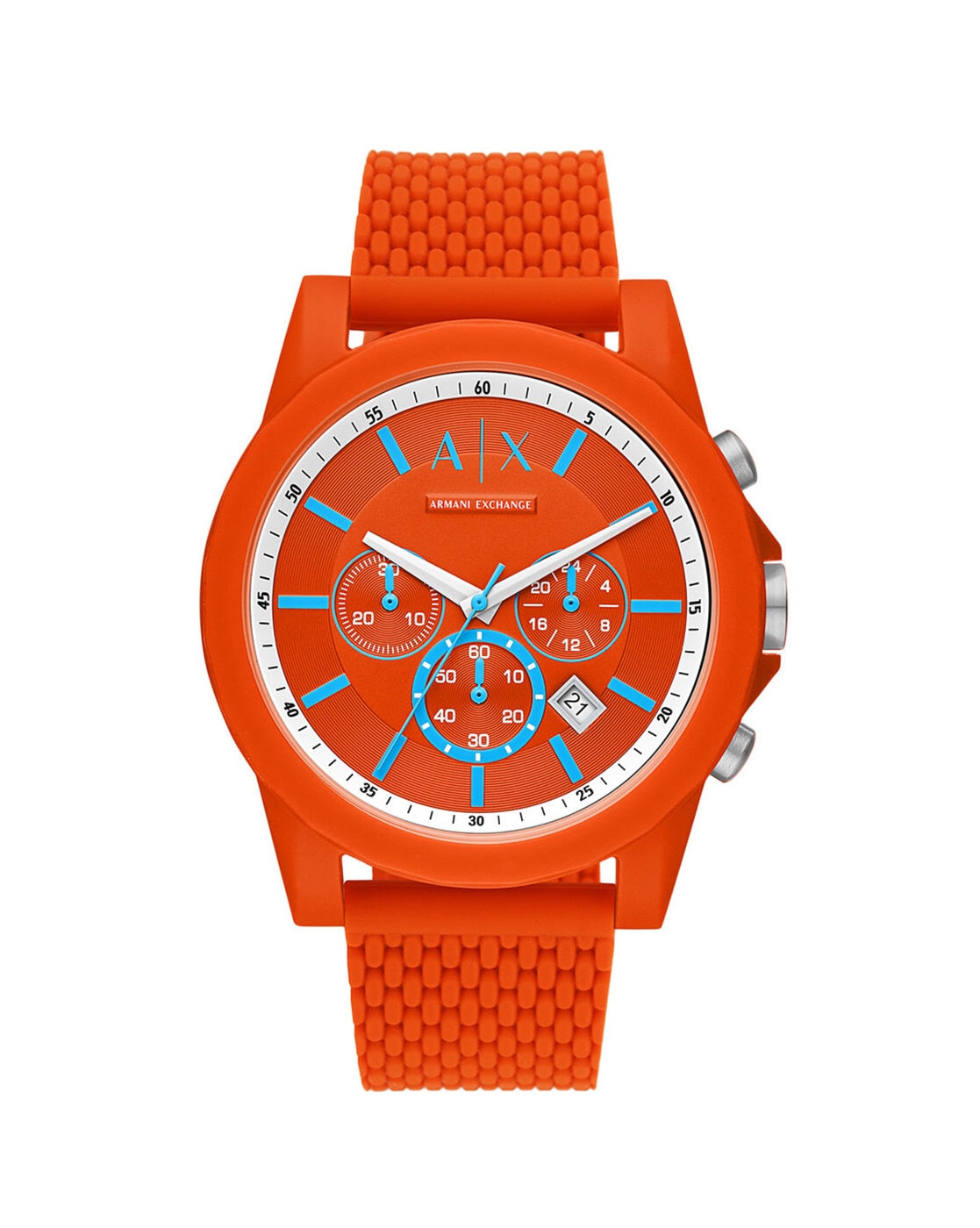 Armani orange strap clearance watch