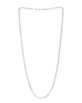 Buy Silver-Toned Chains for Men by 