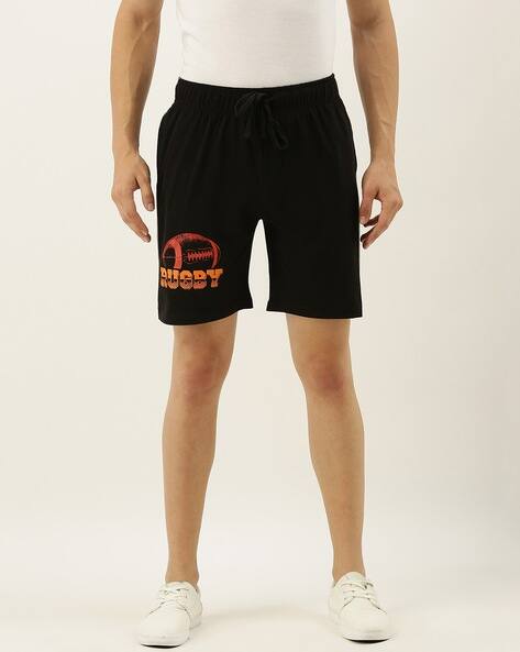 Buy Black Shorts for Men by URBAN DOG 