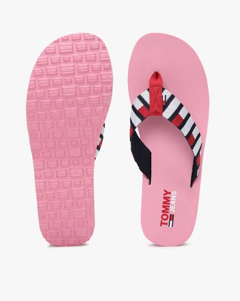 Buy Pink Heeled Sandals for Women by TOMMY HILFIGER Online | Ajio.com