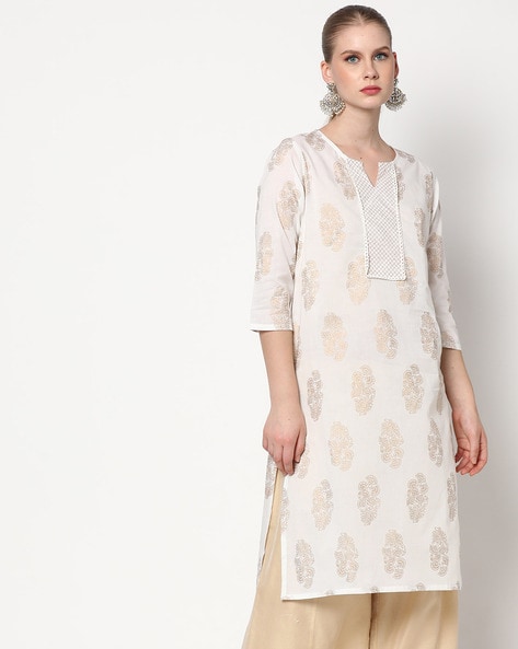Buy Off-White Kurtas for Women by AVAASA MIX N&#39; MATCH Online | Ajio.com