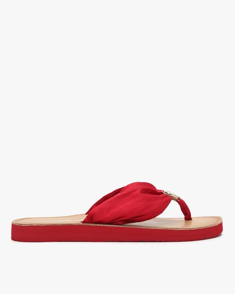 Thong-Strap Flat Sandals