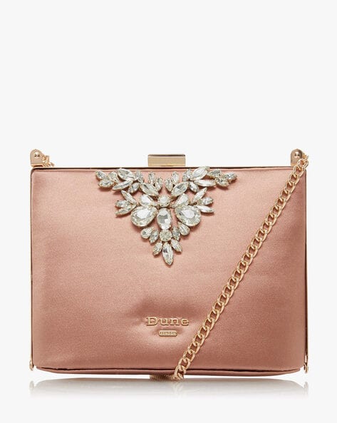 Dune pink hot sale clutch bag