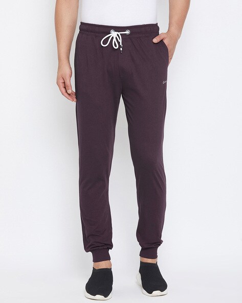 mens burgundy sweatsuit