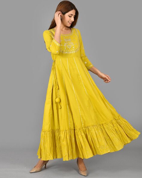 Buy Blue Dresses & Gowns for Women by MADHURAM TEXTILES Online | Ajio.com