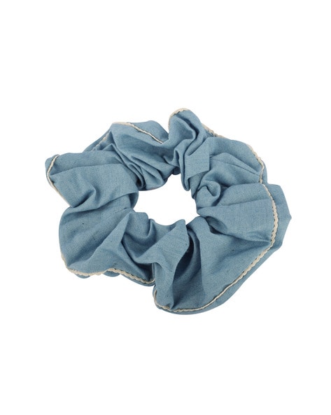Denim Bow Knot Scrunchies Cotton Casual Scrunchy Woman Hair Elastic - Etsy  | Hair accessories, Diy hair accessories ribbon, Denim bows