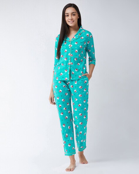 Buy Blue Night&LoungeWearSets for Women by MISS CHASE Online