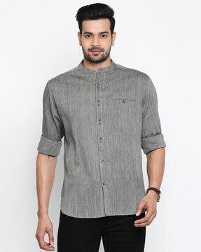 Buy Grey Shirts for Men by VIVID INDIA 