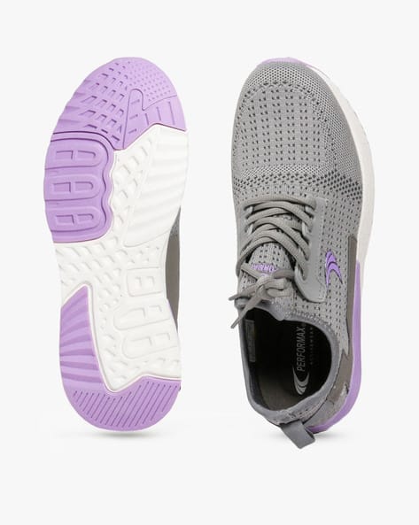 Textured Lace-Up Running Shoes view 3