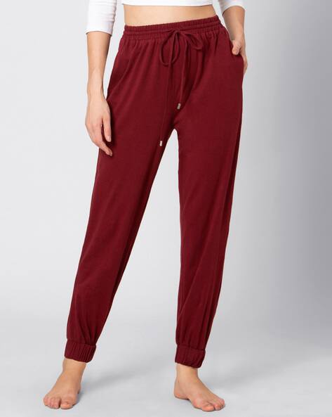 Buy Maroon Track Pants for Women by 