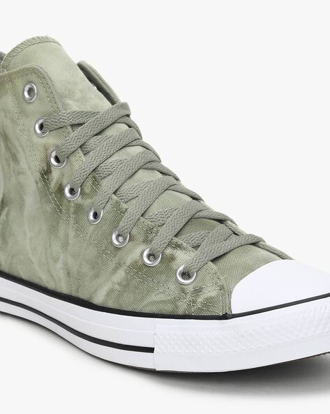 Olive converse outlet low top