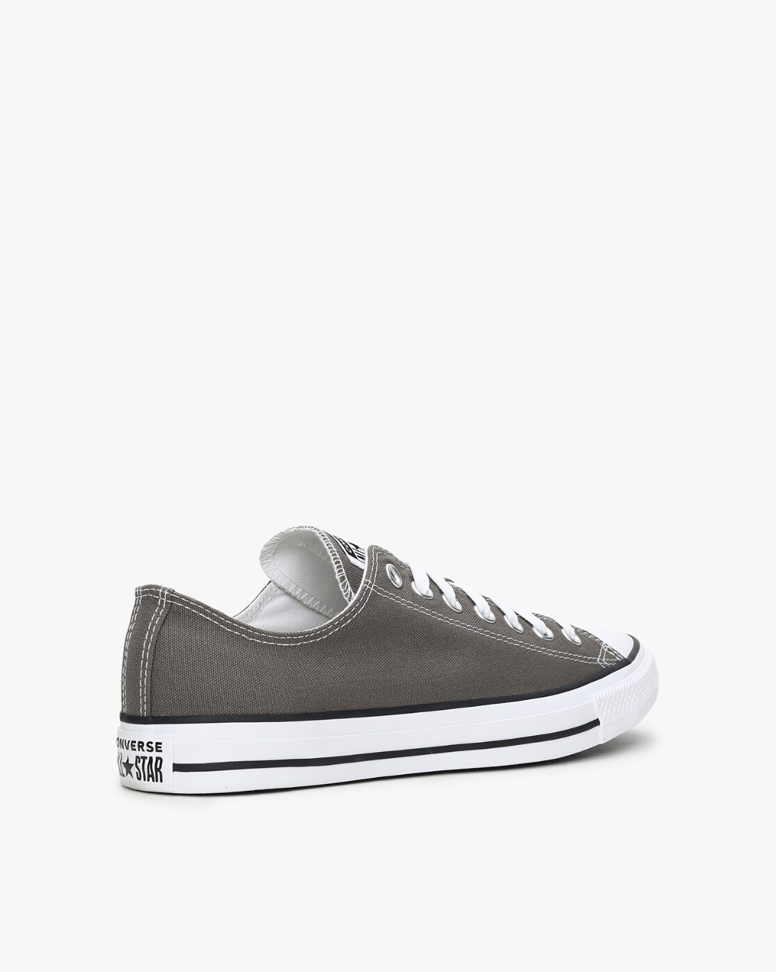 grey converse black laces