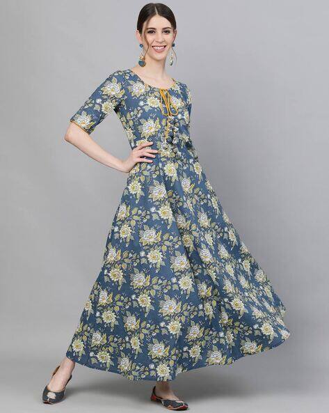 cotton long maxi dress