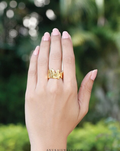 Indian Women 22K Gold Plated Traditional Rings Ethnic Fashion Jewelry | eBay