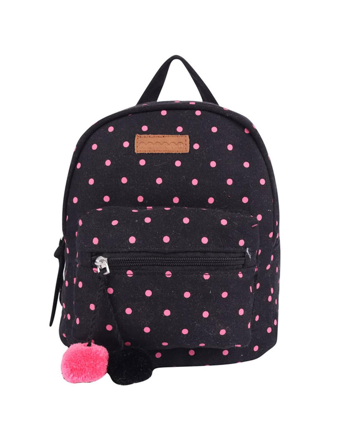 pink polka dot backpack